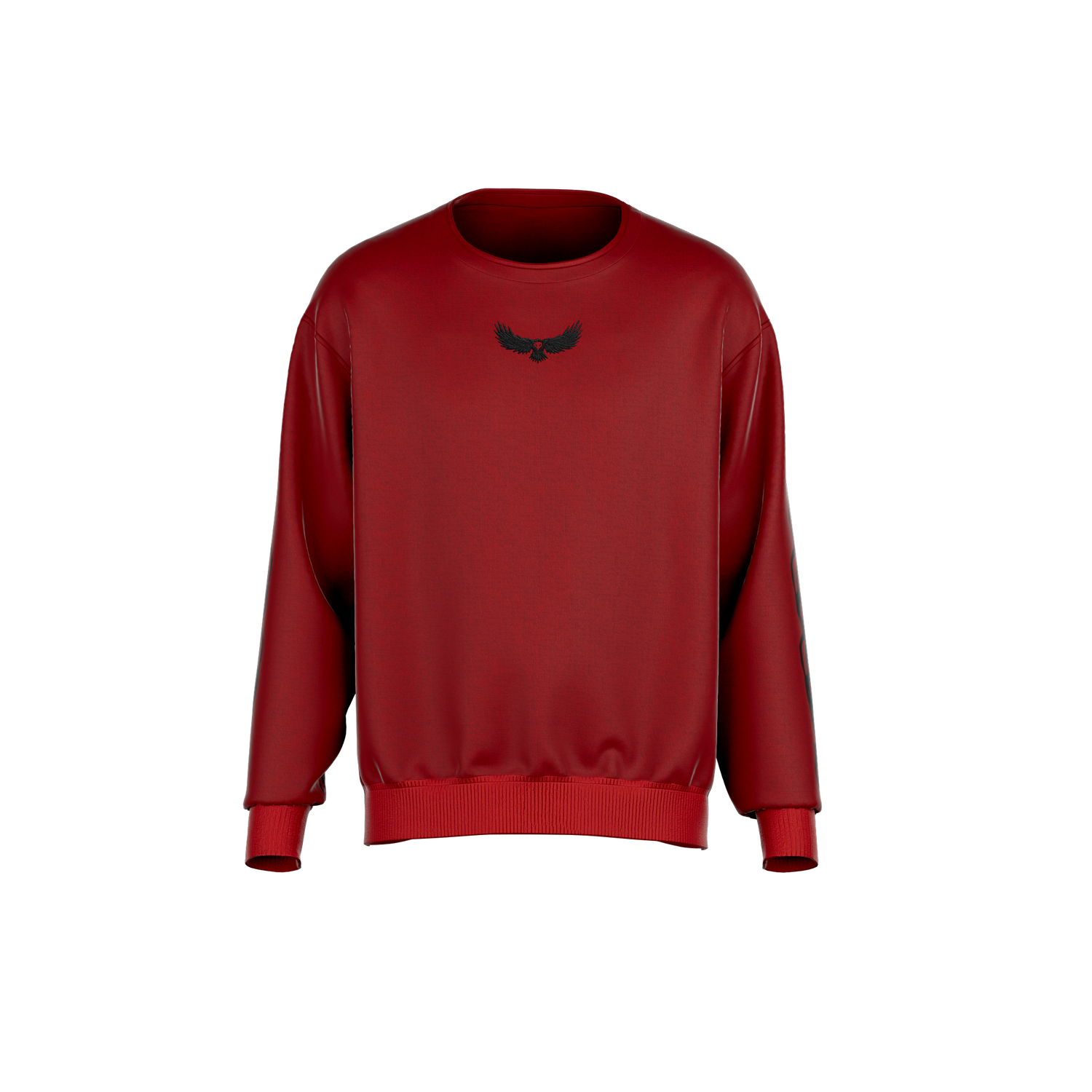 Shattered Crewneck - Red